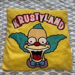 Simpson’s Krustyland pillow